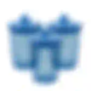 Kit com 3 Copos de Transição Clingo Azul - Bico Rígido, Anti-Vazamento