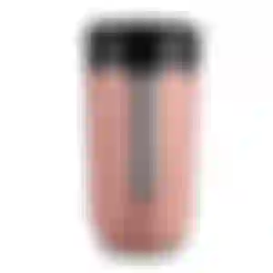 Copo Térmico com Tampa Aço Inox Parede Dupla 400ml Rosa