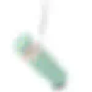 Copo de Fibra de Trigo Parede Dupla 300ml com Alça Verde