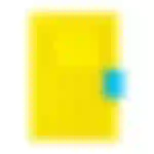 Caderno LEGO Criativo A6 para Anotações Capa de Silicone Amarelo