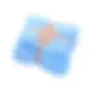 Jogo Toalhas Rosto e Corpo Macias de Qualidade Presenteável Azul - 70x140 e 35x75