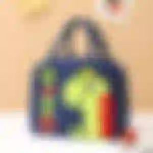 Bolsa de Lanche Mochila com Desenho Animado Fofo para Escola - Dinossauro