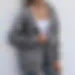 Jaqueta Feminina Leve com Capuz e Zíper para Caminhada ao Ar Livre - Cinza Escuro / XXL (Venda Exclusiva)