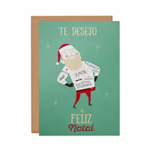 Cartão Te Desejo Um Feliz Natal