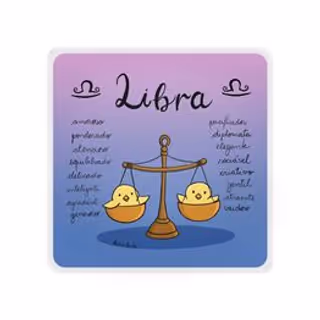 Mini Luminária Box Signos Libra USB