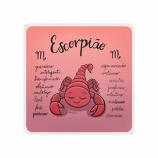 Mini Luminária Box Signos Escorpião USB