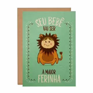Cartão Bebê Ferinha