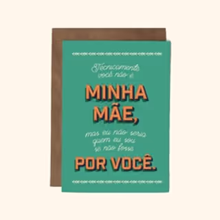 Cartão Mãe de Coração- [Brinde]