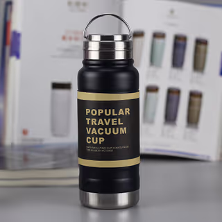 Garrafa Térmica Aço Inox Azul 600ml (Venda Exclusiva)