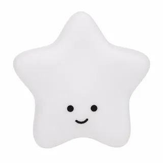 Luminária Estrela Branca de Mesa com Adesivos