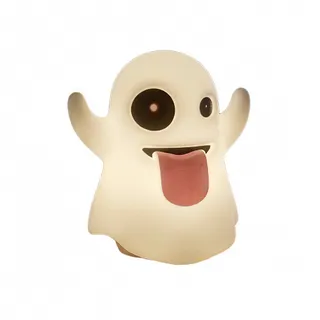 Luminária Emoji Fantasma de Mesa Decorativa