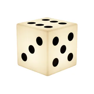 Luminária Dado de Mesa Decorativo Iluminação Difusa