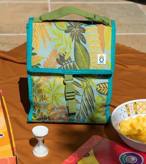 Bolsa Térmica Congelável Lancheira Tropical