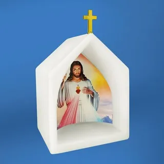 Oratório Iluminado Sagrado Coração de Jesus