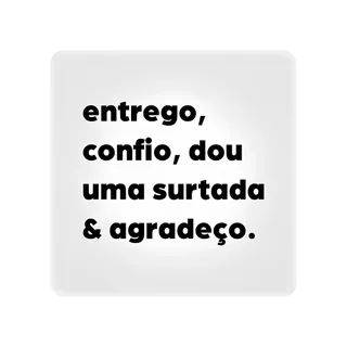 Luminária Slim Box Entrego e Agradeço