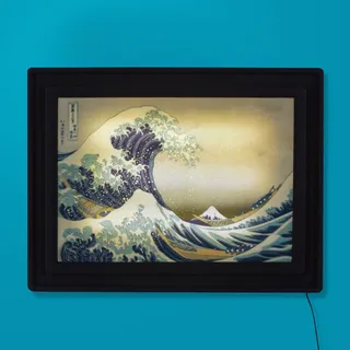 Luminária Quadro Grande Onda