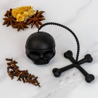 Infusor de Chá Skull Bones