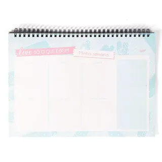 Planner de Mesa A4 - Leve Só o Que é Bom