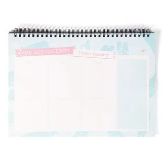 Planner de Mesa A4 - Leve Só o Que é Bom