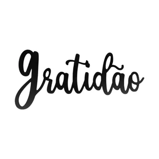 Quadro Palavra - Ideias Gratidão