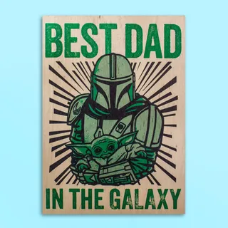 Quadro Star Wars Best Dad In The Galaxy