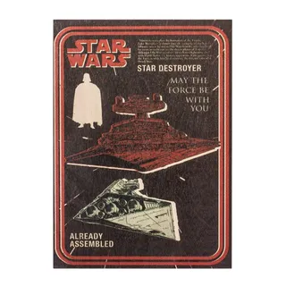 Quadro Vintage Star Wars Destroyer