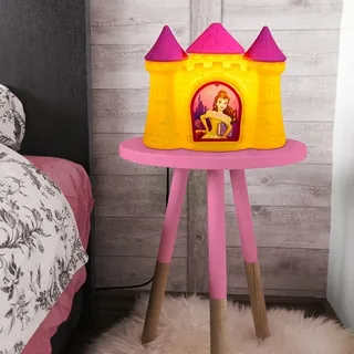 Luminária LED Infantil Castelo da Bela