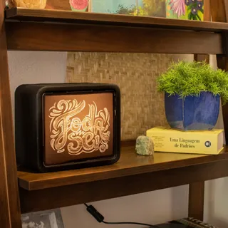 Luminária Box Foda-se