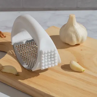 Triturador de Alho Garlic Crusher Branco