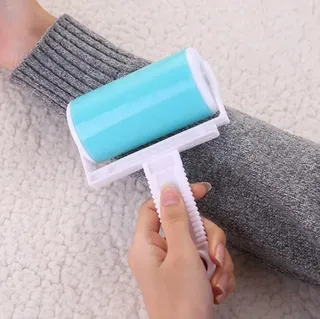 Rolo Adesivo Reutilizável Removedor de Pelos Easy Clean Roxo