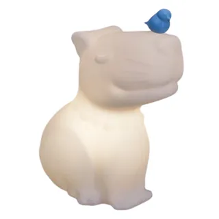 Luminária Capivarinha e Pássaro Azul Super Cute