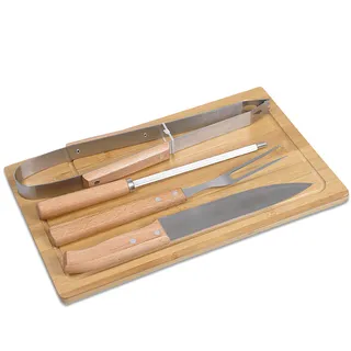 Kit para Churrasco com 5 Peças  BBQ Expert
