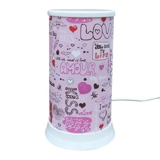 Luminária de Mesa Hug Lovers Pink