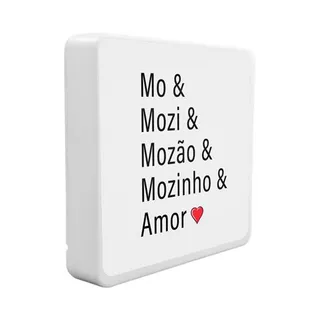 Luminária Box Slim Mozão USB