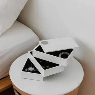 Porta Joias com 3 Compartimentos em Espiral Protected Jewelry