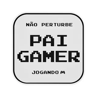 Luminária Box Não Perturbe, Pai Gamer