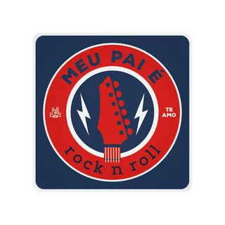 Luminária Box Slim Meu Pai É Rock USB