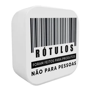 Luminária Box Rótulos