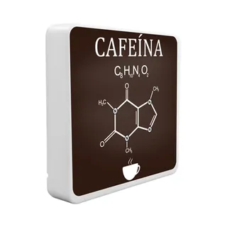 Luminária Box Slim Cafeína USB