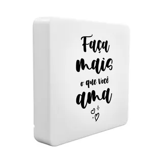 Luminária Box Slim Faça Mais USB