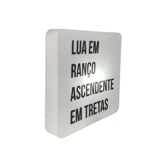 Luminária Box Slim Dupla do Caos USB