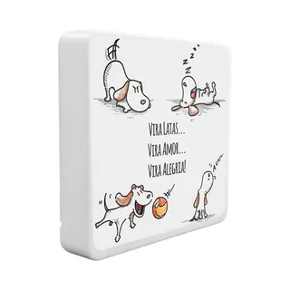 Luminária Box Slim Vira Latas USB