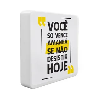 Luminária Box Slim Você Só Vence USB