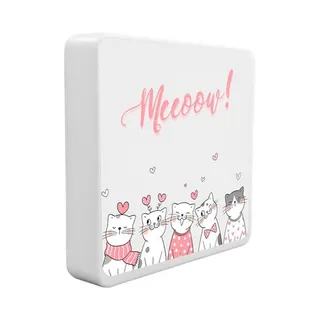 Luminária Box Slim Meow USB