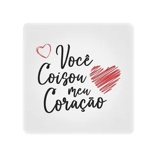 Luminária Box Slim Você Coisou Meu Coração USB