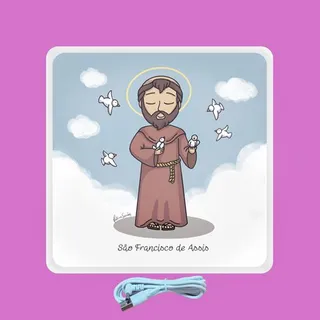 Mini Luminária Box São Francisco USB