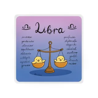 Mini Luminária Box Signos Libra USB