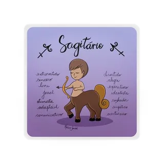 Mini Luminária Box Signos Sagitário USB