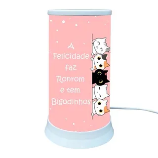 Luminária de Mesa Hug Cute Gatitos