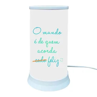 Luminária de Mesa Hug Acorda Feliz